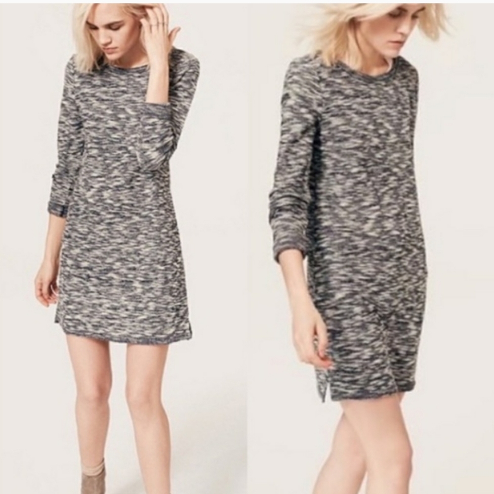 LOU & GREY Tweed Sweater Dress